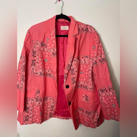 Vicolo pink suit jacket size medium unique - Picture 5 of 10